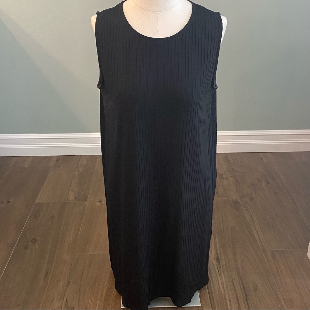 JJILL Wearever ribbed sleeveless tunic - black - size M